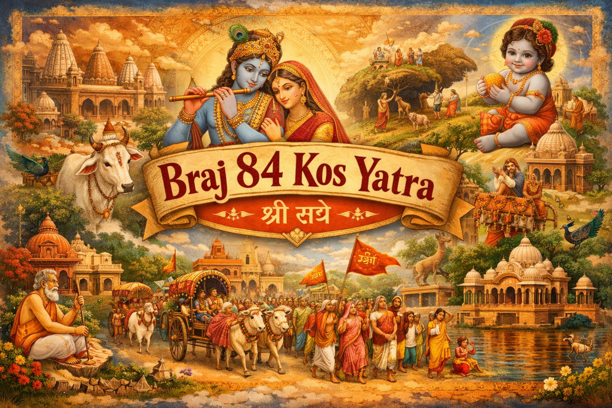 Braj 84 Kos Yatra Packages from Mathura
