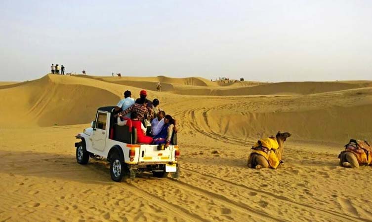 half day desert safari in jaisalmer